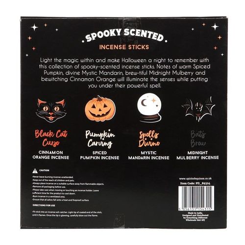 Spooky Scented Incense Stick Gift Set | Inspired Creative Gifts | UK Supplier