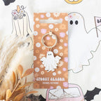 Spooky Season Groovy Ghost Keyring | Inspired Creative Gifts | UK Supplier