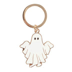 Spooky Season Groovy Ghost Keyring | Inspired Creative Gifts | UK Supplier