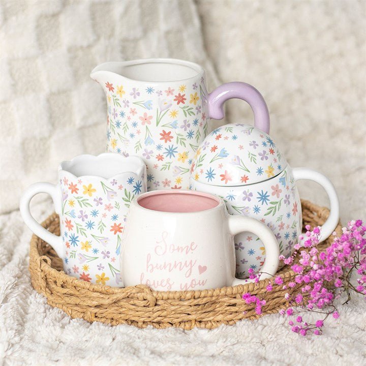 Spring Floral Print Ceramic Flower Jug | Inspired Creative Gifts