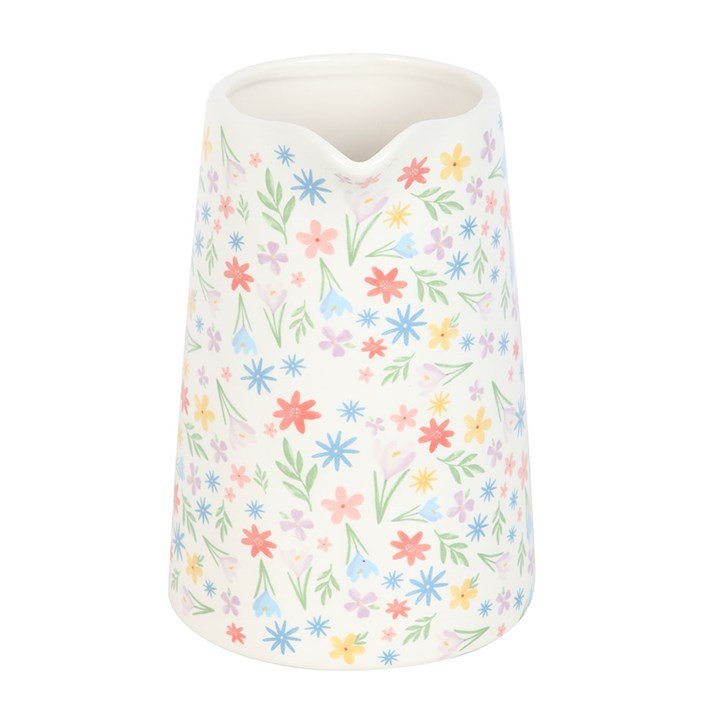 Spring Floral Print Ceramic Flower Jug | Inspired Creative Gifts | UK Supplier