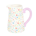 Spring Floral Print Ceramic Flower Jug | Inspired Creative Gifts | UK Supplier