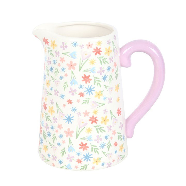 Spring Floral Print Ceramic Flower Jug | Inspired Creative Gifts | UK Supplier