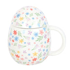 Spring Floral Print Egg Shaped Mug | Inspired Creative Gifts | UK Supplier