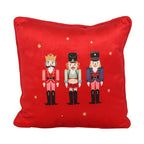 Square Nutcracker Cushion | Inspired Creative Gifts | UK Supplier