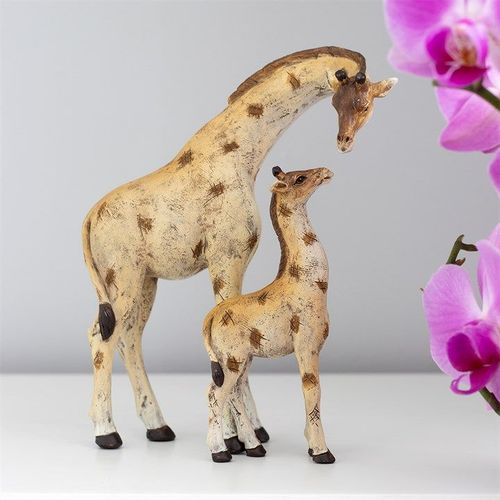 Stand Tall Giraffe Mother and Baby Ornament | Inspired Creative Gifts | UK Supplier