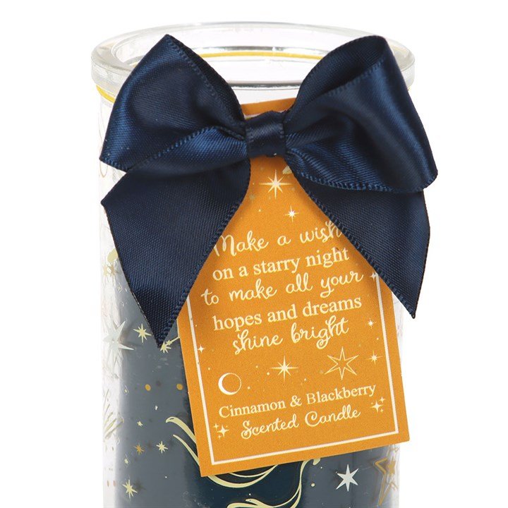 Starry Night Cinnamon & Blackberry Tube Candle | Inspired Creative Gifts | UK Supplier