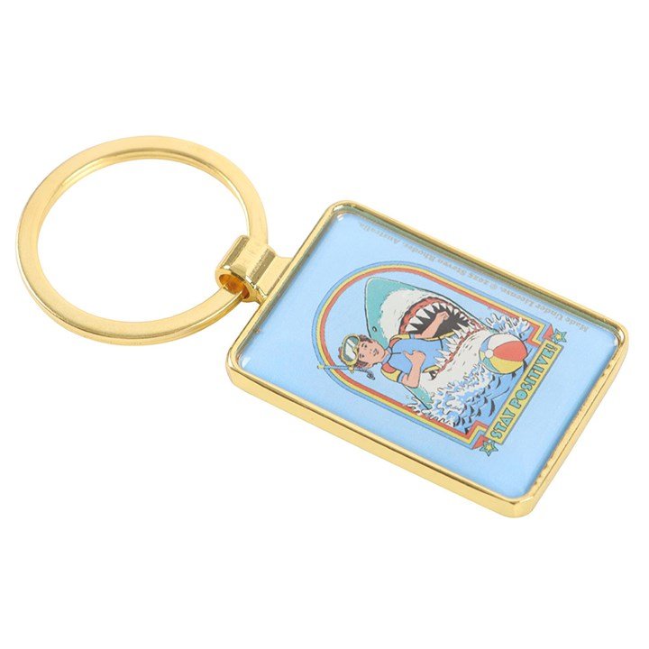 Stay Positive Keyring by Steven Rhodes | Inspired Creative Gifts | UK Supplier