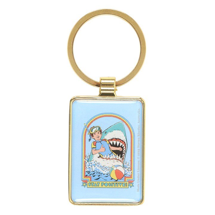 Stay Positive Keyring by Steven Rhodes | Inspired Creative Gifts