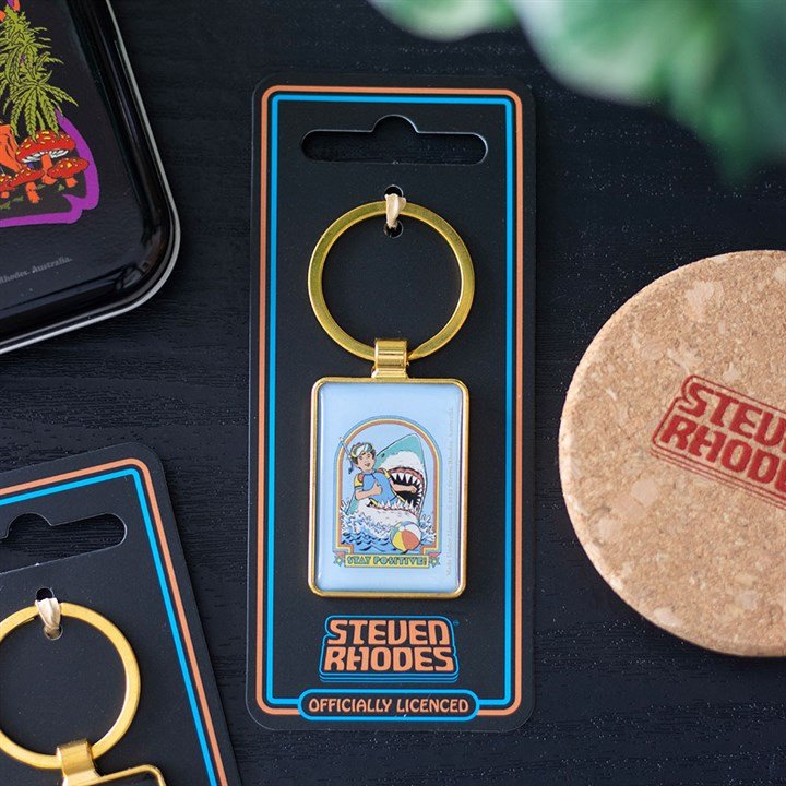 Stay Positive Keyring by Steven Rhodes | Inspired Creative Gifts