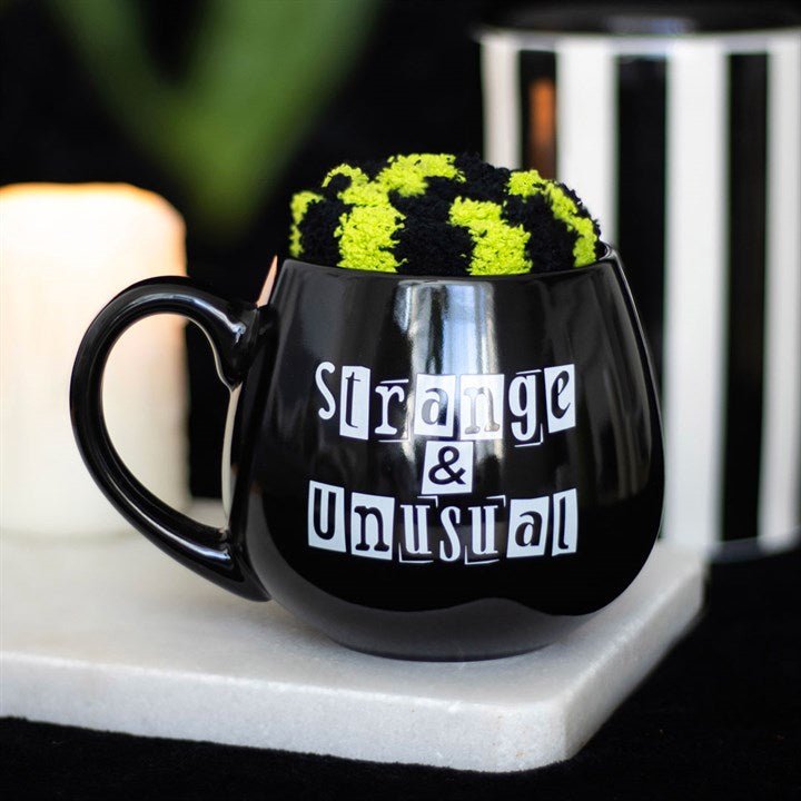 Strange & Unusual Mug and Socks Set | Inspired Creative Gifts | UK Supplier