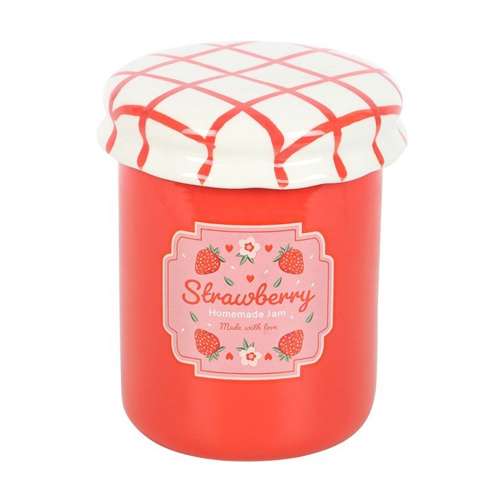 Strawberry Jam Jar Oil Burner and Wax Warmer | Inspired Creative Gifts | UK Supplier