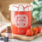 Strawberry Jam Jar Oil Burner and Wax Warmer | Inspired Creative Gifts | UK Supplier