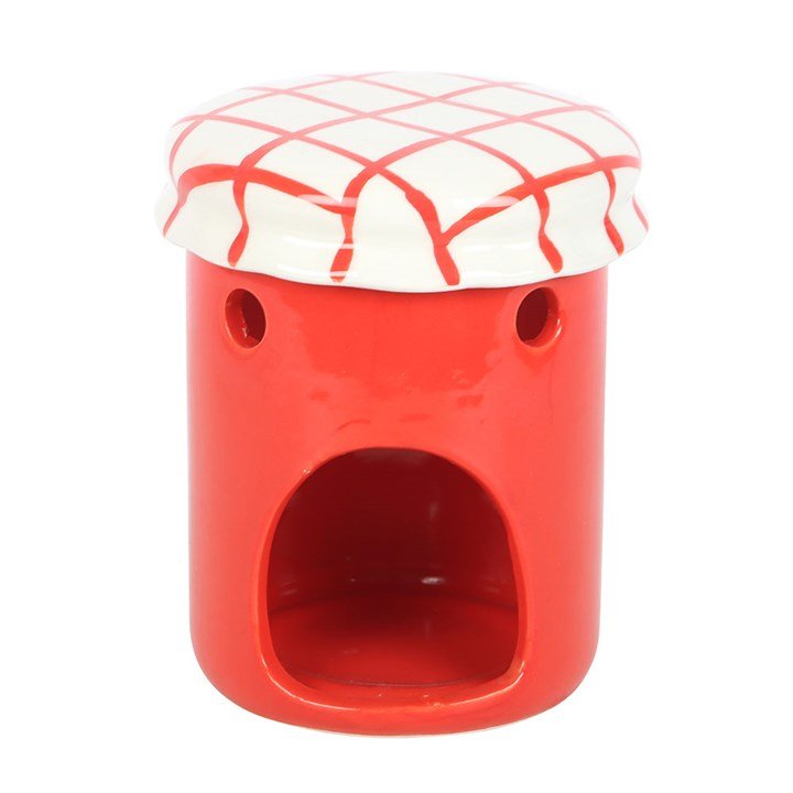 Strawberry Jam Jar Oil Burner and Wax Warmer | Inspired Creative Gifts | UK Supplier