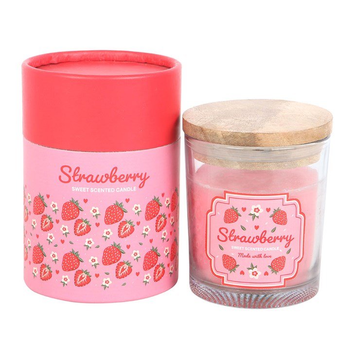Strawberry Scented Candle | Inspired Creative Gifts | UK Supplier