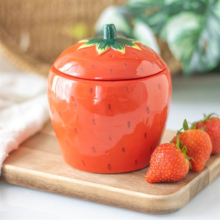 Strawberry Shaped Candle Jar | Inspired Creative Gifts | UK Supplier