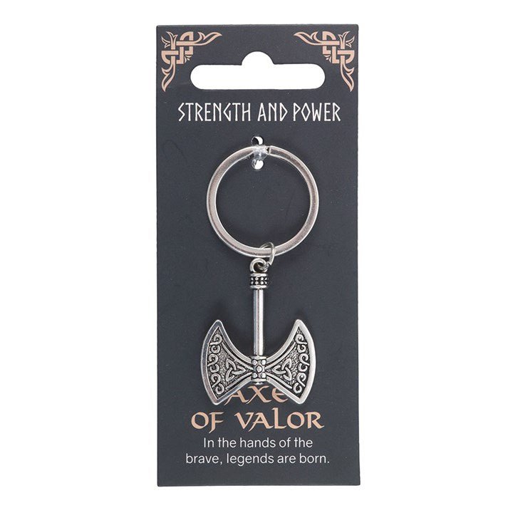 Strength and Power Axe of Valor Keyring | Inspired Creative Gifts