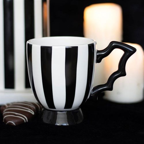 Striped Bat Wing Teacup | Inspired Creative Gifts | UK Supplier