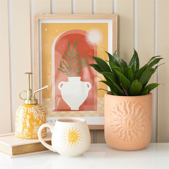 Summer Leaf Print Ceramic Plant Mister | Inspired Creative Gifts | UK Supplier