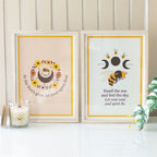 Summer Solstice Bee Framed Wall Art Print | Inspired Creative Gifts | UK Supplier