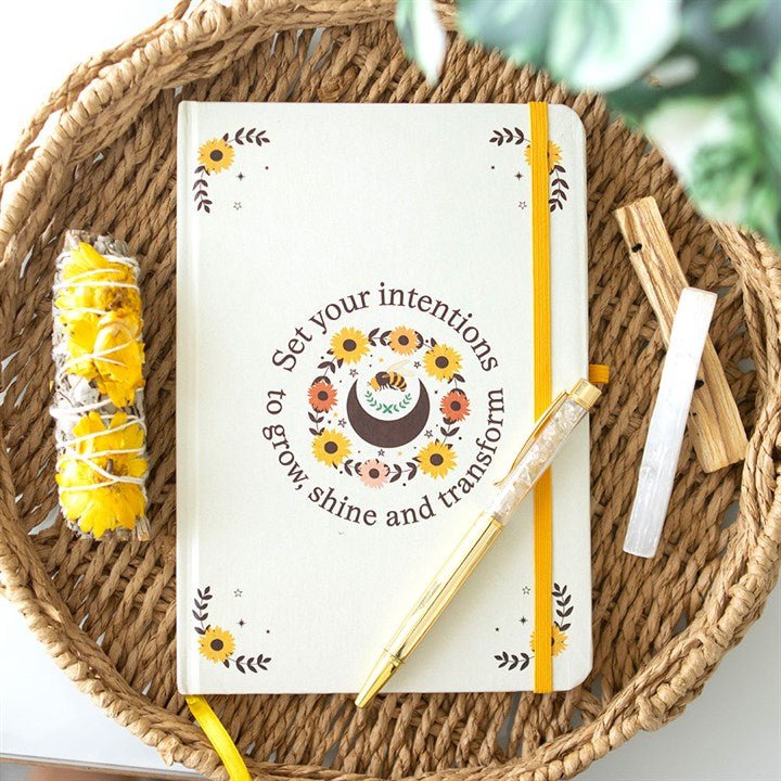 Summer Solstice Intention Journal with Citrine Pen | Inspired Creative Gifts | UK Supplier