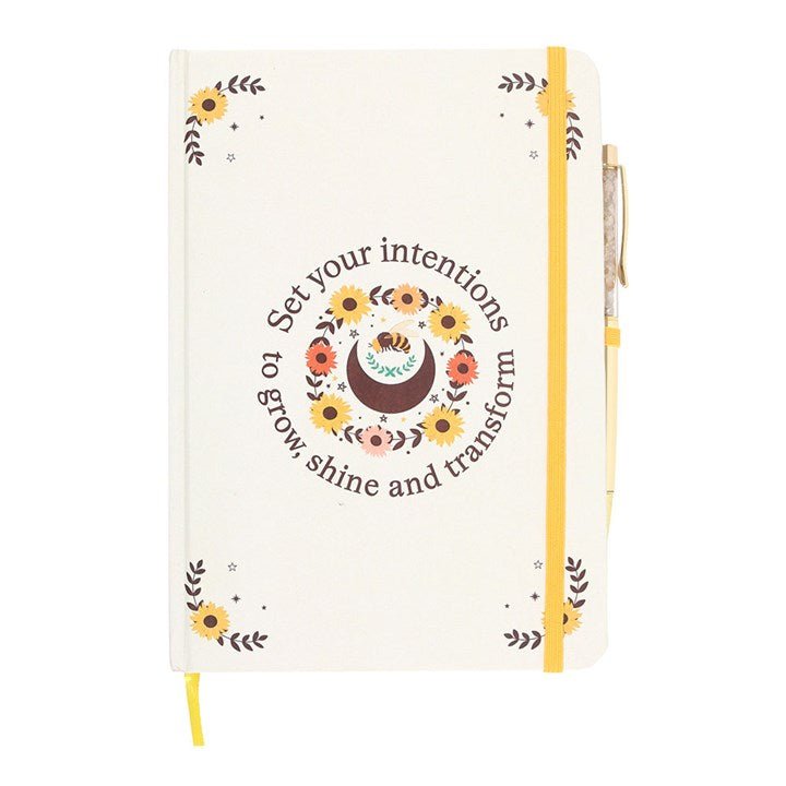 Summer Solstice Intention Journal with Citrine Pen | Inspired Creative Gifts | UK Supplier