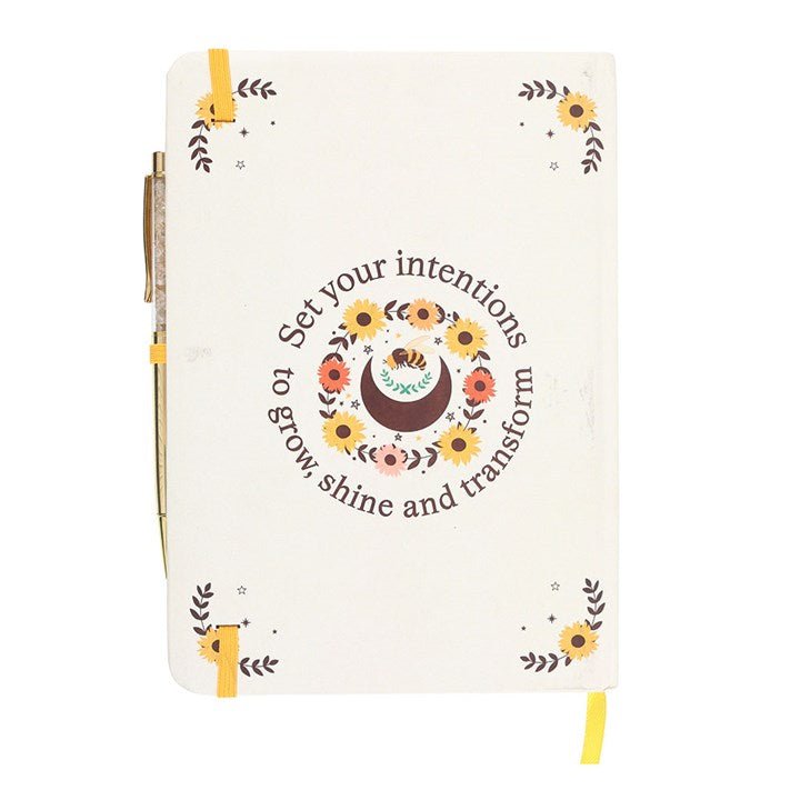 Summer Solstice Intention Journal with Citrine Pen | Inspired Creative Gifts | UK Supplier