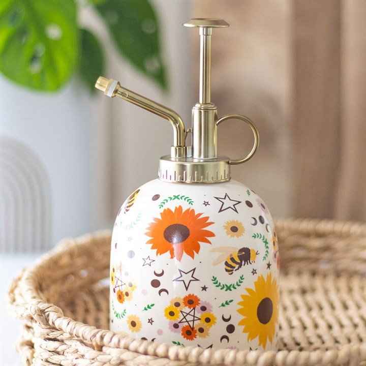 Summer Solstice Print Ceramic Plant Mister | Inspired Creative Gifts | UK Supplier