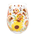 Summer Solstice Print Stemless Glass | Inspired Creative Gifts | UK Supplier