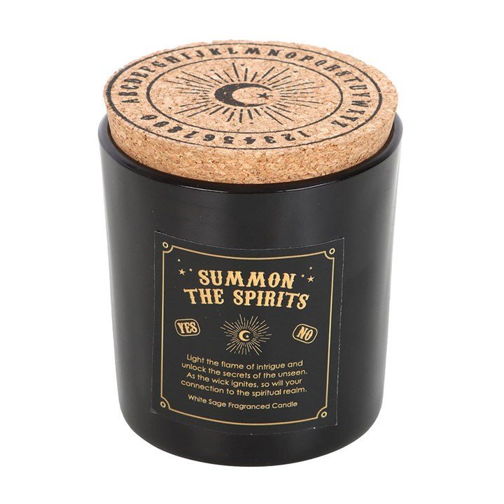 Summon the Spirits Talking Board White Sage Candle | Inspired Creative Gifts | UK Supplier
