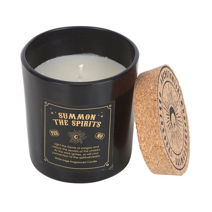 Summon the Spirits Talking Board White Sage Candle | Inspired Creative Gifts | UK Supplier