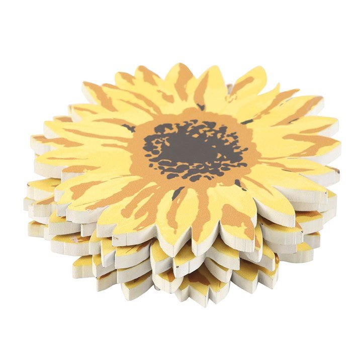 Sunflower Coaster Set | Inspired Creative Gifts | UK Supplier