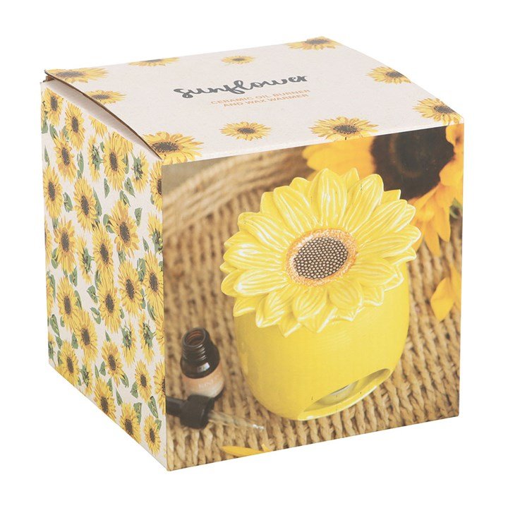 Sunflower Oil Burner and Wax Warmer | Inspired Creative Gifts | UK Supplier