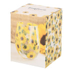 Sunflower Print Stemless Glass | Inspired Creative Gifts | UK Supplier