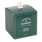 Sweary Chill Out Eucalyptus & Rosemary Candle | Inspired Creative Gifts | UK Supplier