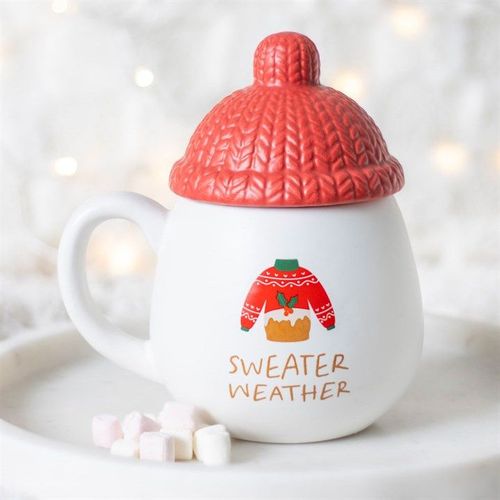 Sweater Weather Lidded Mug | Inspired Creative Gifts | UK Supplier