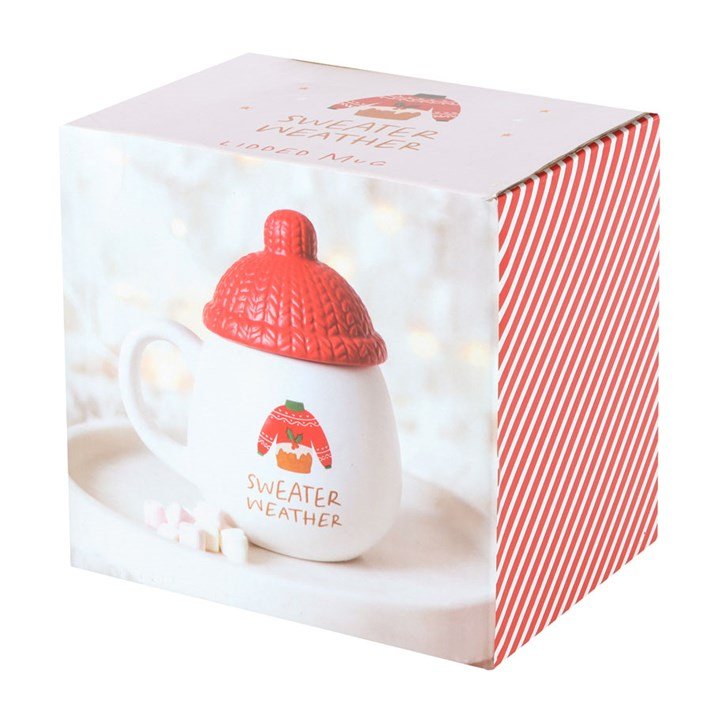Sweater Weather Lidded Mug | Inspired Creative Gifts | UK Supplier