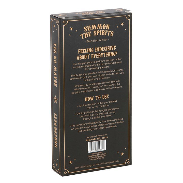 Talking Board Pendulum Decision Maker | Inspired Creative Gifts | UK Supplier