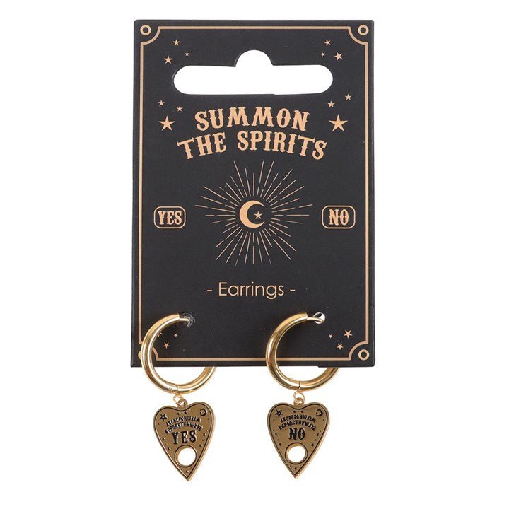 Talking Board Planchette Earrings | Inspired Creative Gifts | UK Supplier