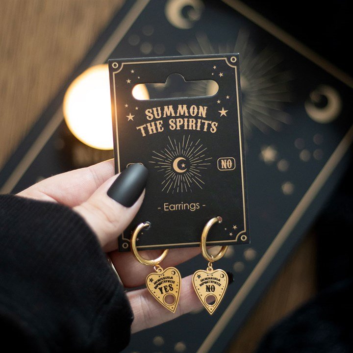 Talking Board Planchette Earrings | Inspired Creative Gifts | UK Supplier