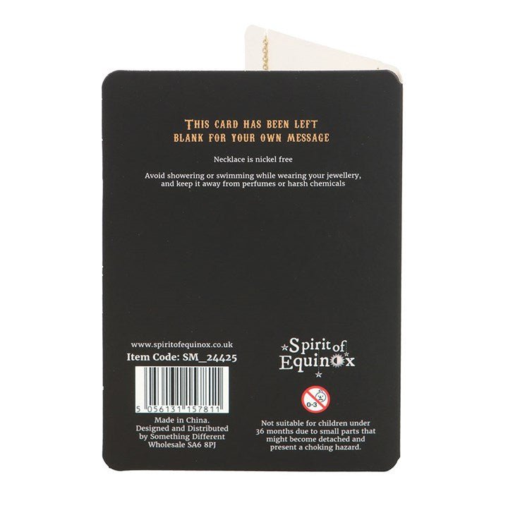 Talking Board Planchette Necklace Greeting Card | Inspired Creative Gifts | UK Supplier