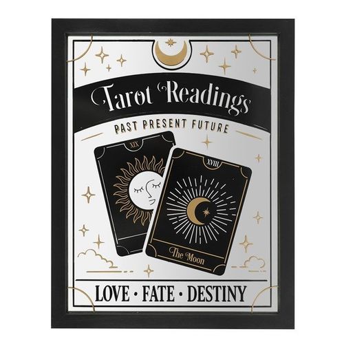Tarot Readings Mirrored Wall Hanging | Inspired Creative Gifts | UK Supplier