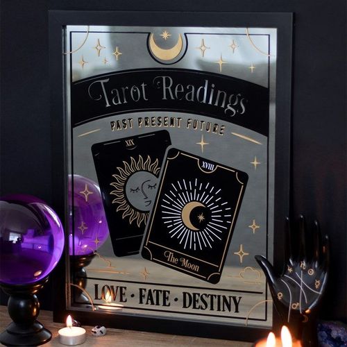 Tarot Readings Mirrored Wall Hanging | Inspired Creative Gifts | UK Supplier