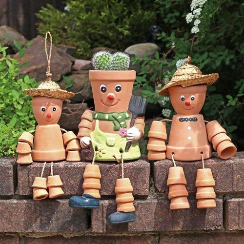 Terracotta Pot Man Planter | Inspired Creative Gifts | UK Supplier