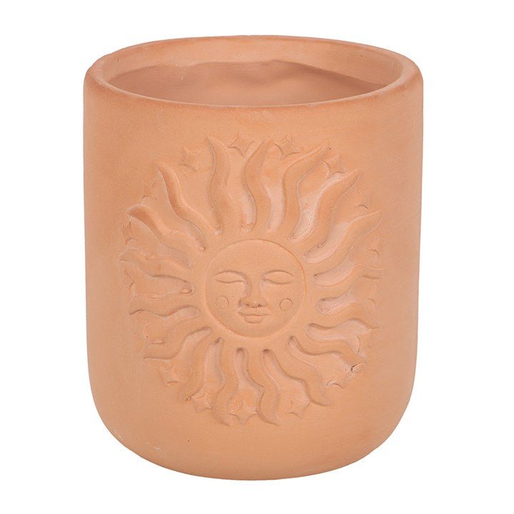 Terracotta Sun Plant Pot | Inspired Creative Gifts | UK Supplier