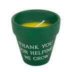 Thank You for Helping Me Grow Citronella Candle | Inspired Creative Gifts | UK Supplier
