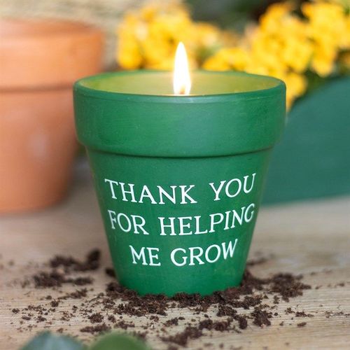 Thank You for Helping Me Grow Citronella Candle | Inspired Creative Gifts | UK Supplier