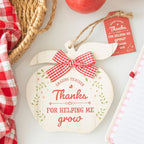 Thanks for Helping Me Grow Apple Hanging Decoration | Inspired Creative Gifts | UK Supplier