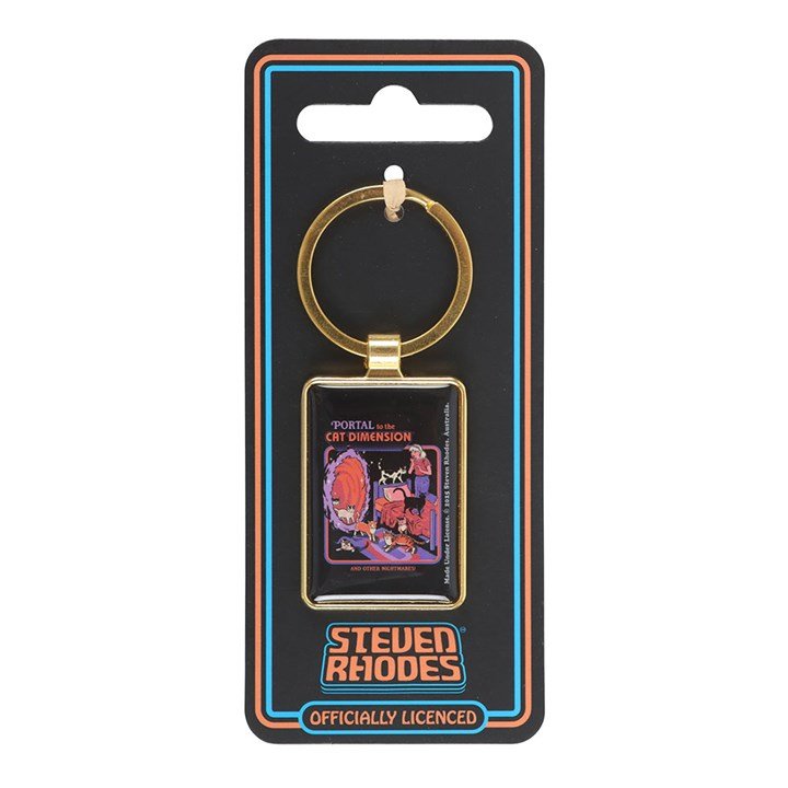 The Cat Dimension Keyring by Steven Rhodes | Inspired Creative Gifts | UK Supplier