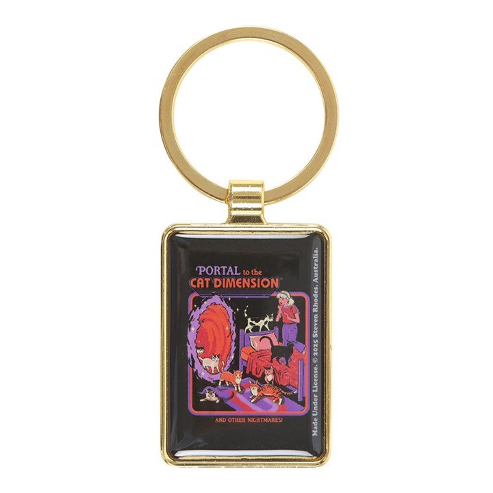 The Cat Dimension Keyring by Steven Rhodes | Inspired Creative Gifts